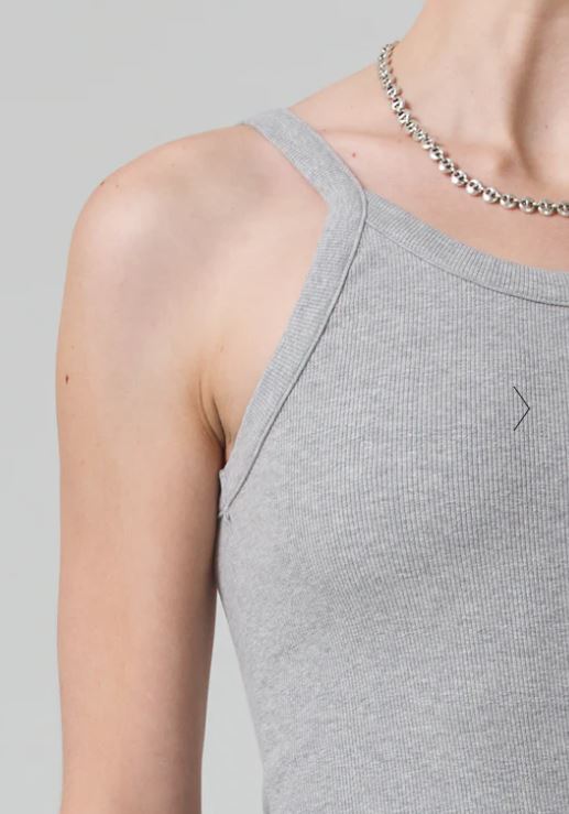 COH Katia Tank Heather Grey-T-Shirts-West of Woodward Boutique-Vancouver-Canada
