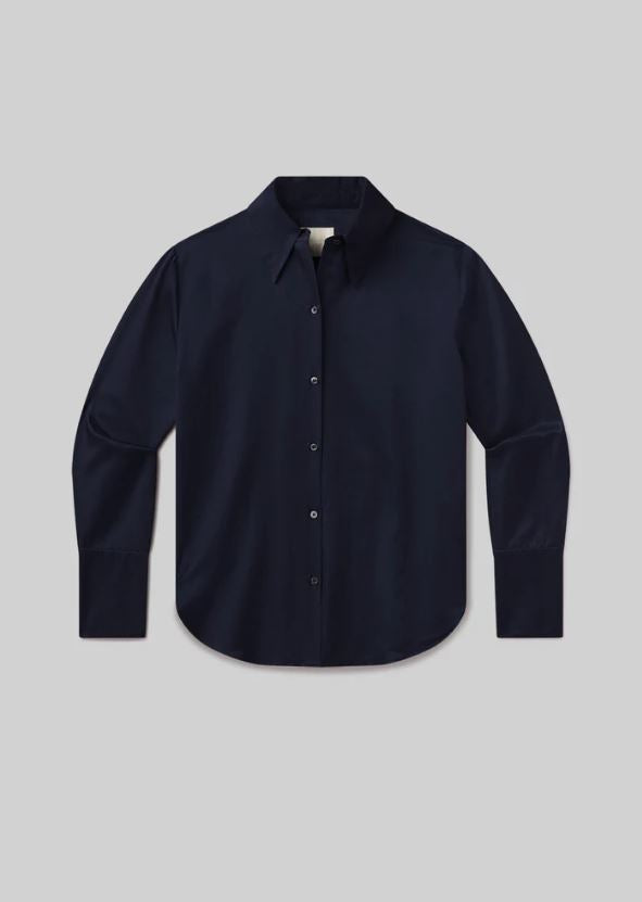 COH Camilia Button Up Shirt Midnight-Shirts-West of Woodward Boutique-Vancouver-Canada