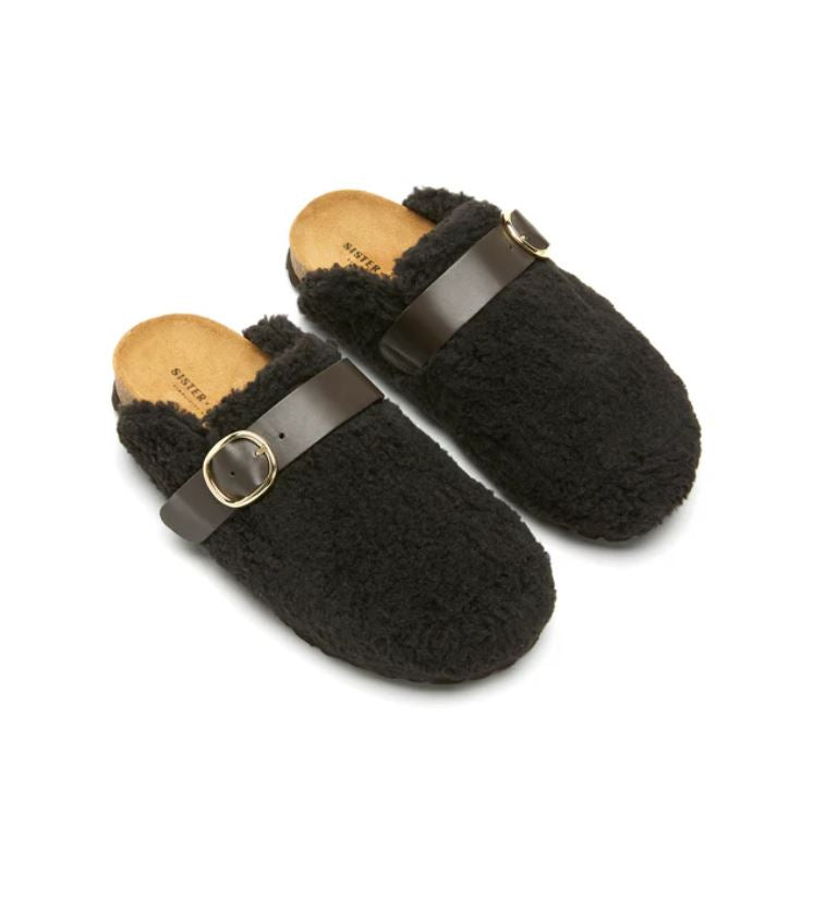 Sister Soeur Casey Clog Dark Brown-Shoes-West of Woodward Boutique-Vancouver-Canada