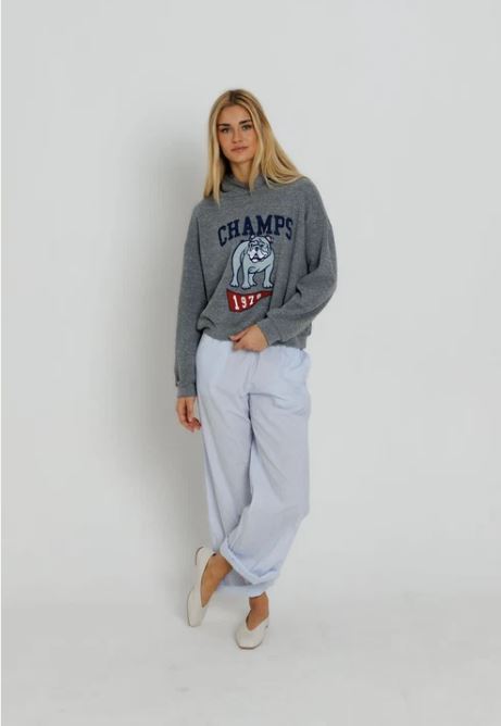 Sunny Somewhere Classic Hoodie Champs 1978 Heather Grey