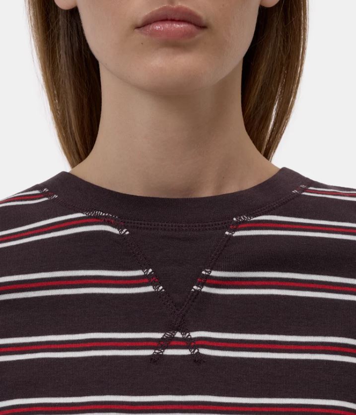 Closed Crewneck Longsleeve Cinder Brown-T-Shirts-West of Woodward Boutique-Vancouver-Canada