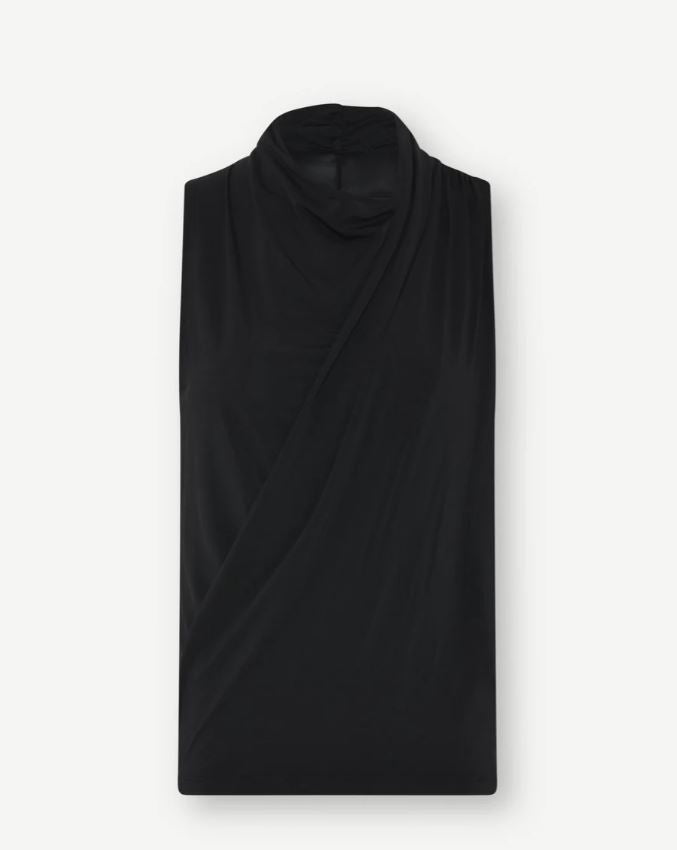 Herskind Coco Top Black-T-Shirts-West of Woodward Boutique-Vancouver-Canada