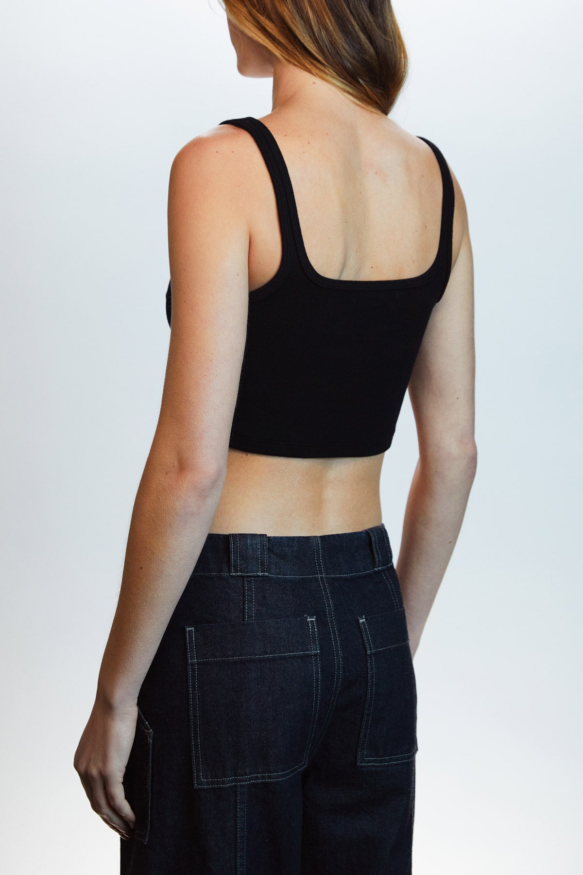 AG EmRata Collab Cooper Top True Black-T-Shirts-West of Woodward Boutique-Vancouver-Canada