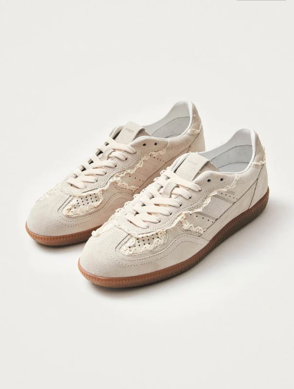 ALOHAS Tb. 490 Crochet Cream Leather Sneakers-Sneakers-West of Woodward Boutique-Vancouver-Canada