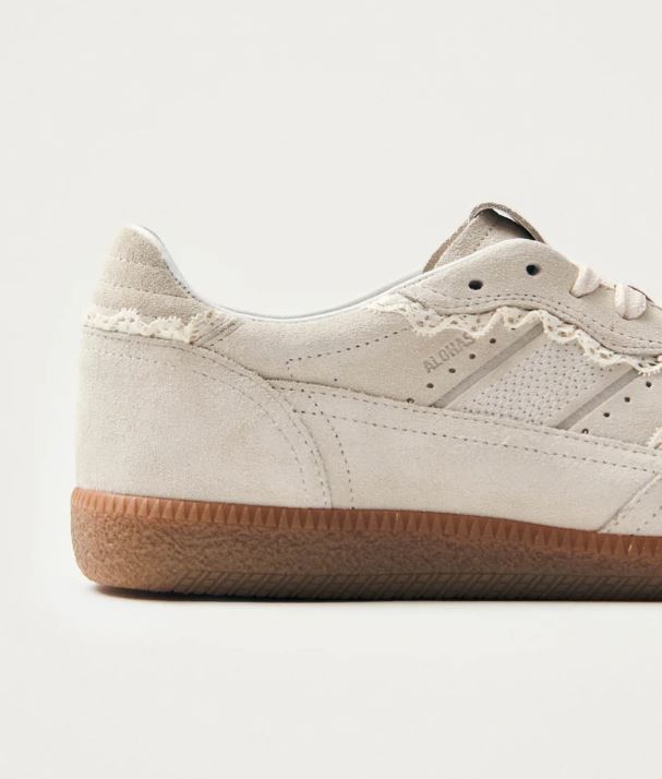 ALOHAS Tb. 490 Crochet Cream Leather Sneakers-Sneakers-West of Woodward Boutique-Vancouver-Canada