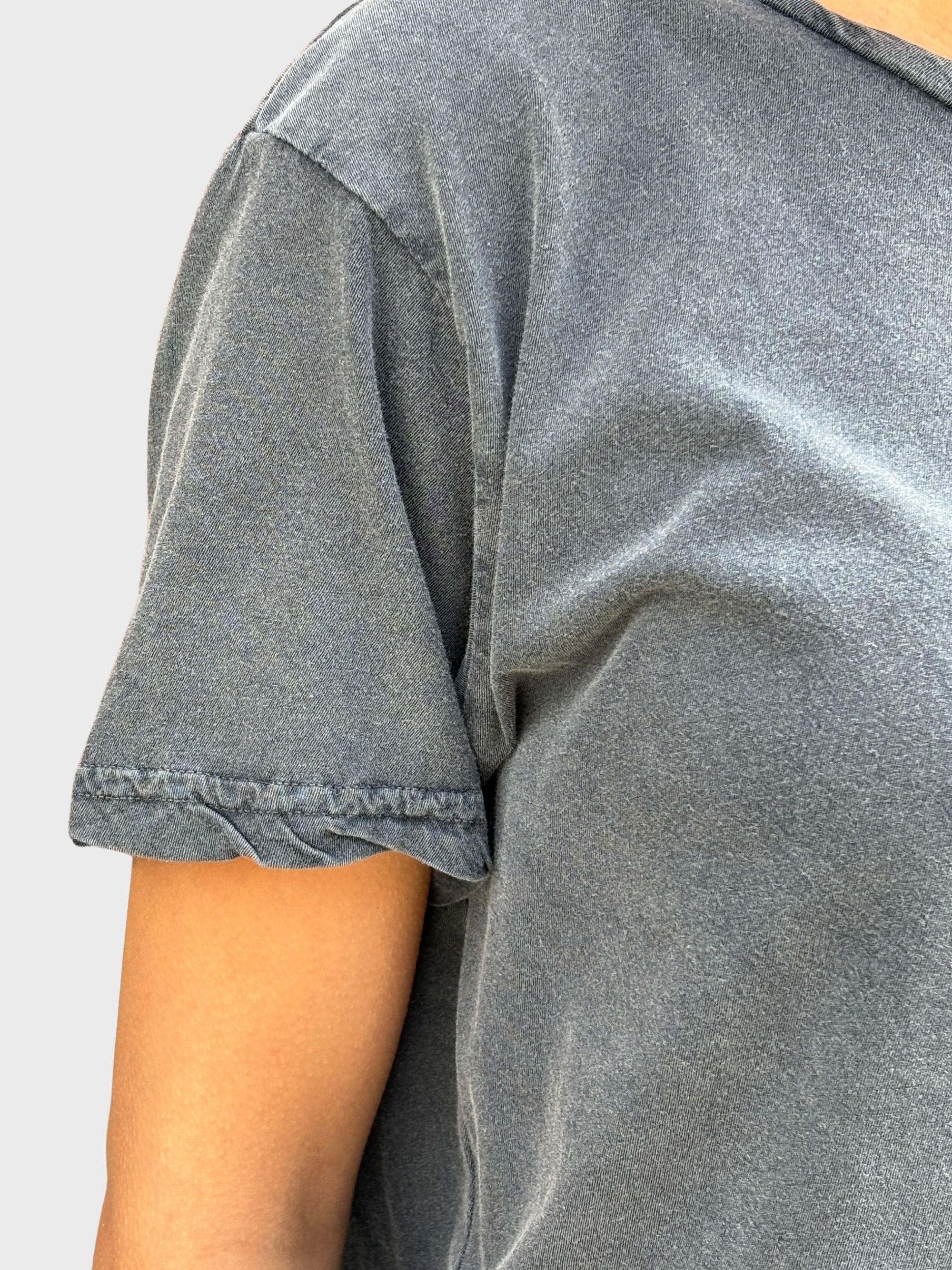 Crossley Barrows Core Tee Blue Stonewash-T-Shirts-West of Woodward Boutique-Vancouver-Canada