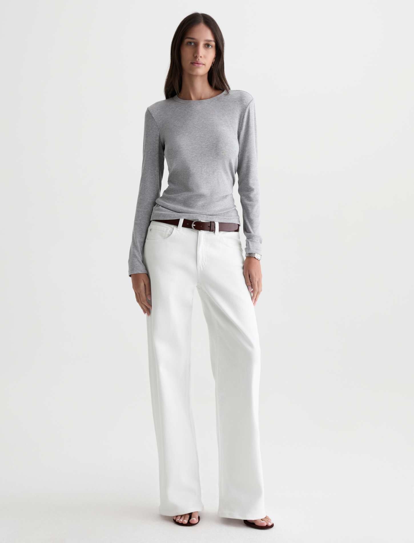 AG Adria Denim Jeans Gallery White-Denim-West of Woodward Boutique-Vancouver-Canada
