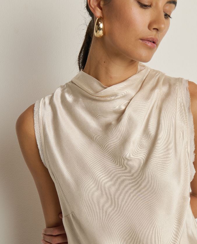 Nation Delilah Tank Moonbeam-T-Shirts-West of Woodward Boutique-Vancouver-Canada