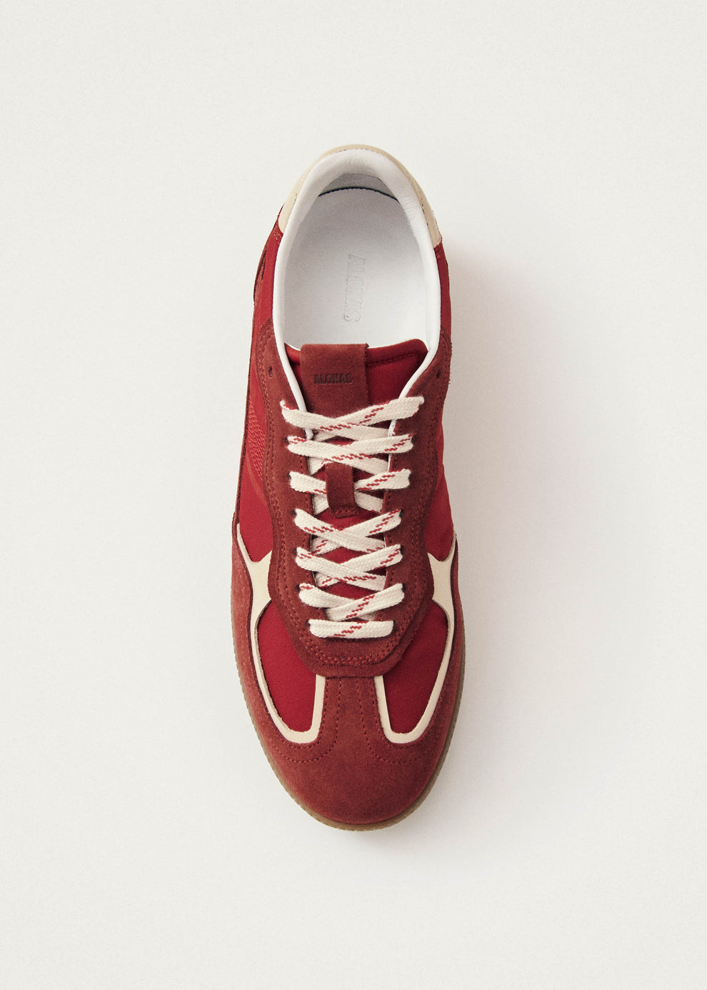 ALOHAS Tb.490 Rife Sheen Leather Sneakers - Red-Sneakers-West of Woodward Boutique-Vancouver-Canada