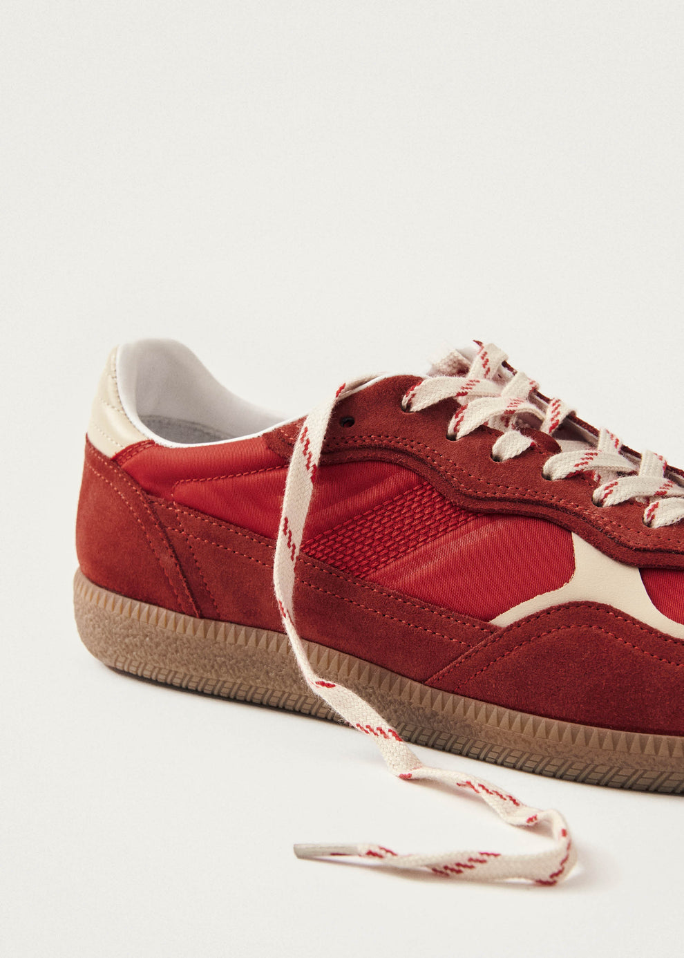 ALOHAS Tb.490 Rife Sheen Leather Sneakers - Red-Sneakers-West of Woodward Boutique-Vancouver-Canada