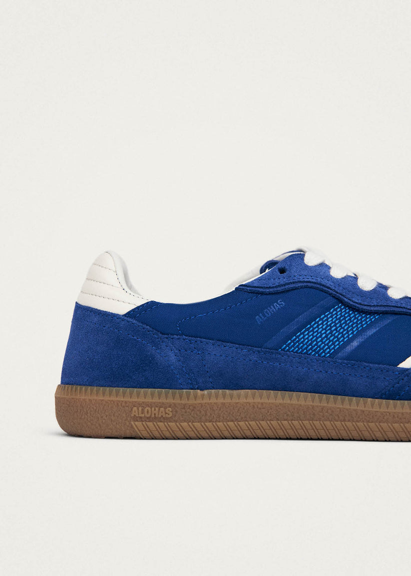 ALOHAS Tb. 490 Rife Sheen Blue Leather Sneakers-Sneakers-West of Woodward Boutique-Vancouver-Canada