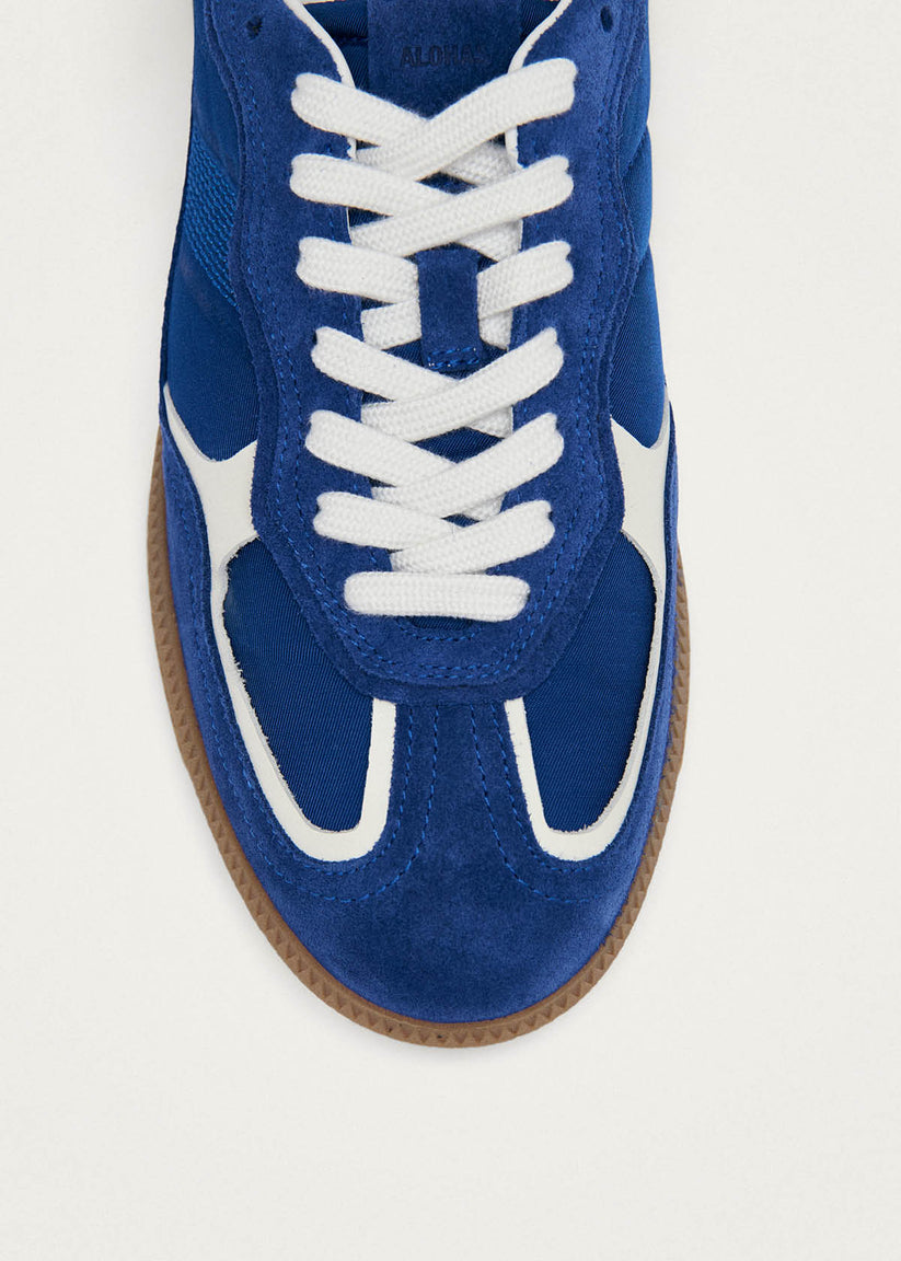 ALOHAS Tb. 490 Rife Sheen Blue Leather Sneakers-Sneakers-West of Woodward Boutique-Vancouver-Canada