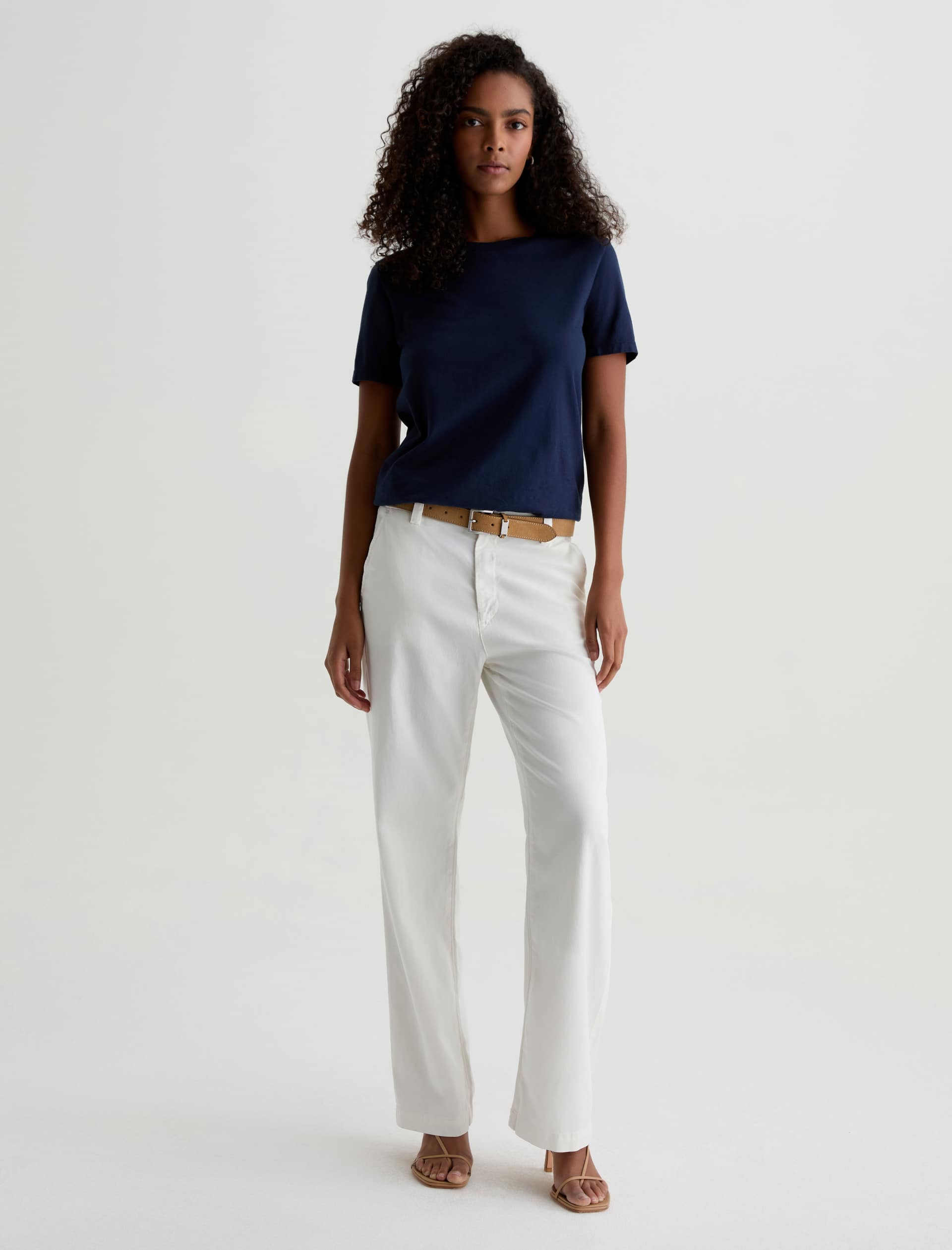 AG Caden Straight Pants Powder-Pants-West of Woodward Boutique-Vancouver-Canada
