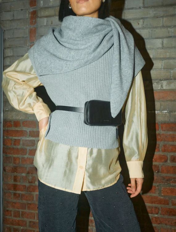 Mos Mosh Elin Belt Bag Black-Accessories-West of Woodward Boutique-Vancouver-Canada