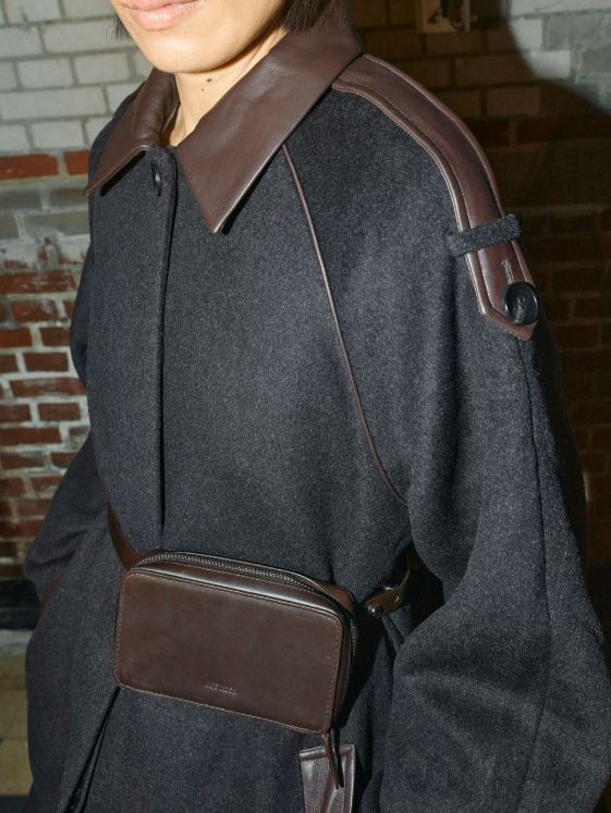 Mos Mosh Elin Belt Bag Chocolate Torte-Accessories-West of Woodward Boutique-Vancouver-Canada
