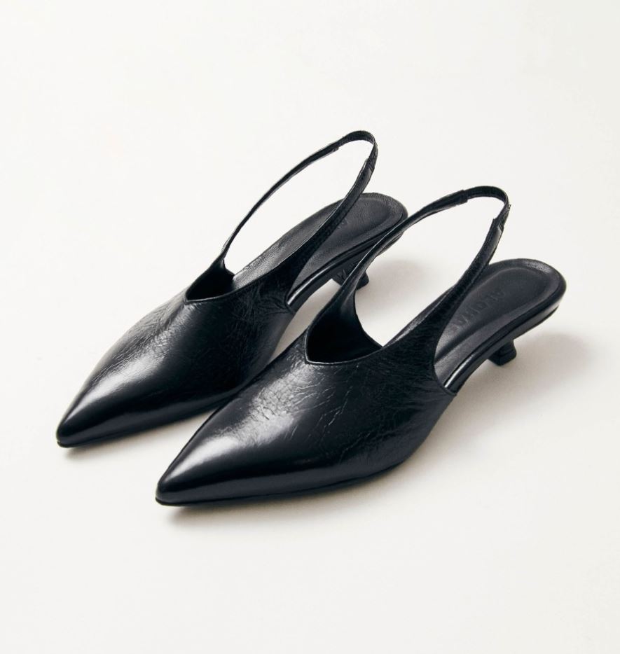 ALOHAS Eros Leather Pumps Black-Shoes-West of Woodward Boutique-Vancouver-Canada