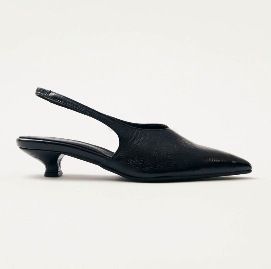 ALOHAS Eros Leather Pumps Black-Shoes-West of Woodward Boutique-Vancouver-Canada