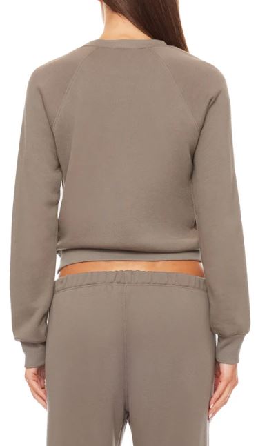 Eterne Shrunken Raglan Sweatshirt Clay. Shop Women's Pants