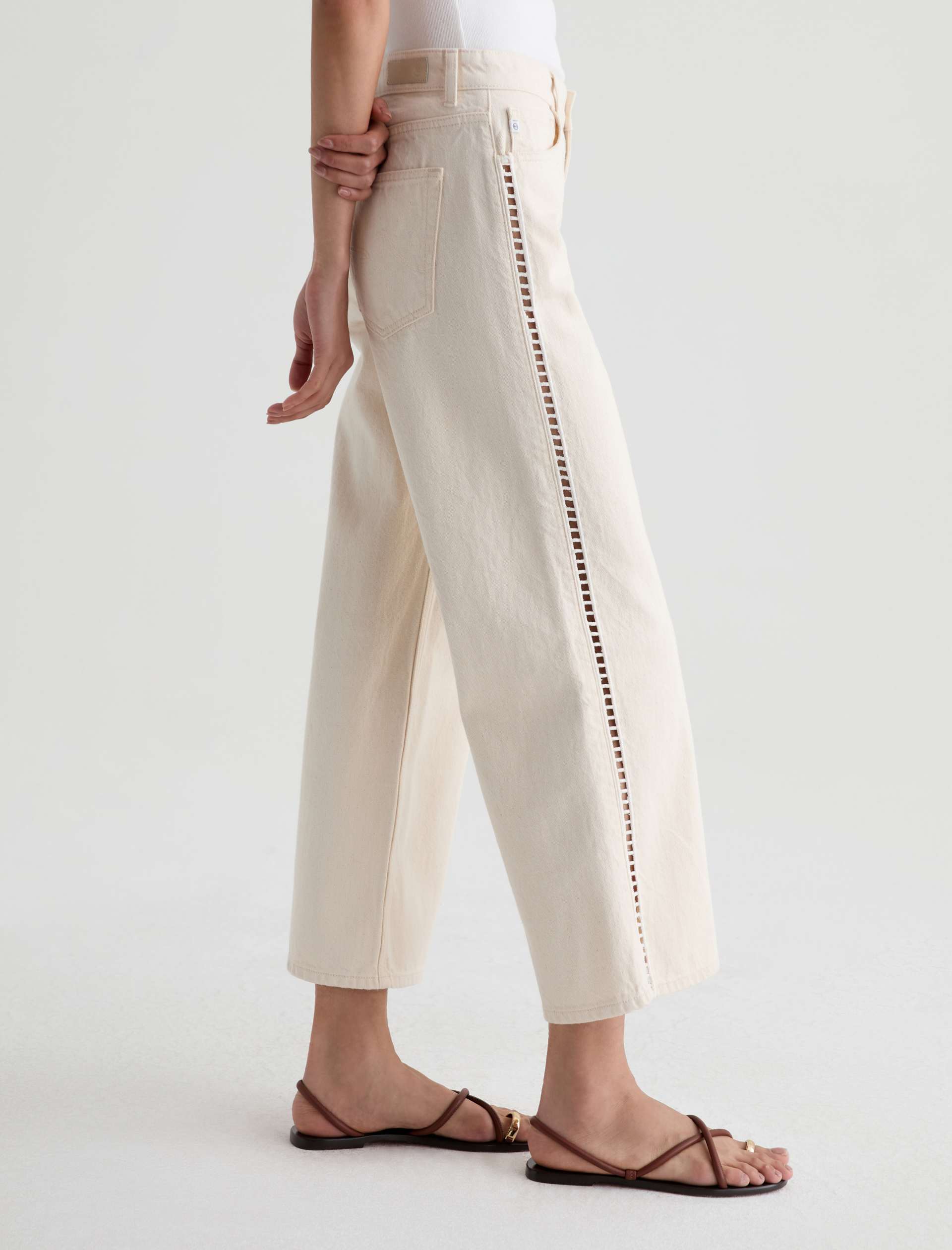 AG Saige Wide Leg Crop Denim Jeans Fresh Air-Denim-West of Woodward Boutique-Vancouver-Canada