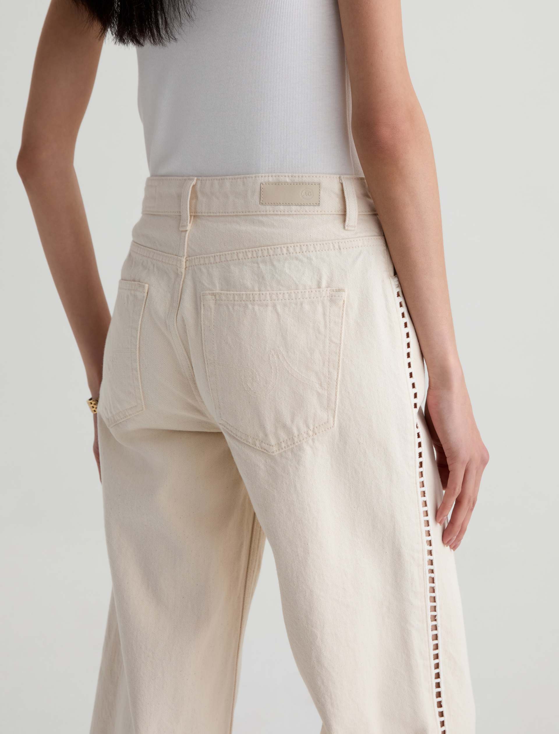 AG Saige Wide Leg Crop Denim Jeans Fresh Air-Denim-West of Woodward Boutique-Vancouver-Canada