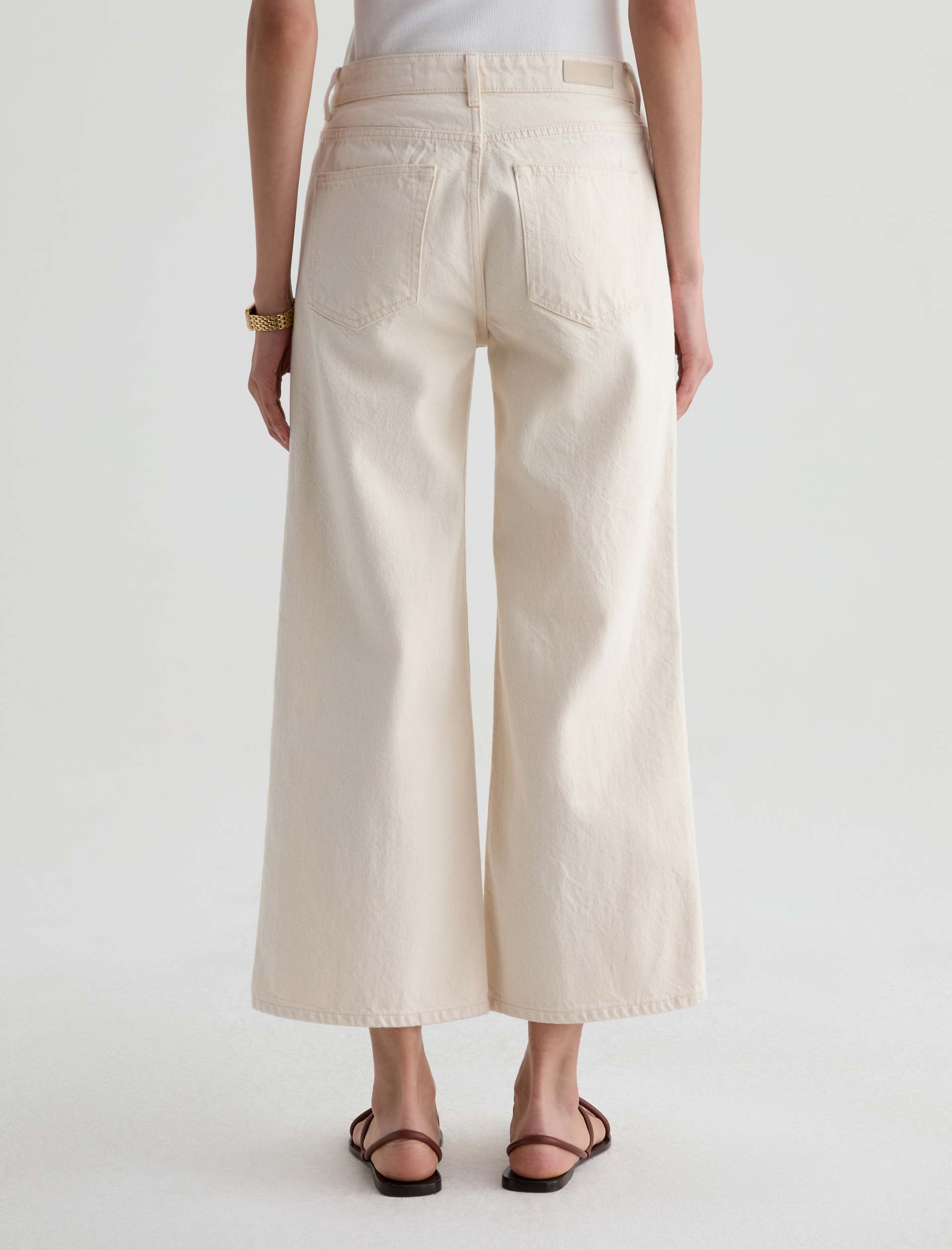 AG Saige Wide Leg Crop Denim Jeans Fresh Air-Denim-West of Woodward Boutique-Vancouver-Canada