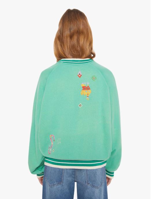 MOTHER Big Sport Sweatshirt Fifteenth-Sweatshirts-West of Woodward Boutique-Vancouver-Canada