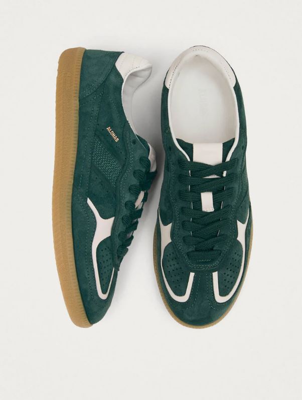 ALOHAS Tb.490 Rife Forest Green Leather Sneakers-Sneakers-West of Woodward Boutique-Vancouver-Canada