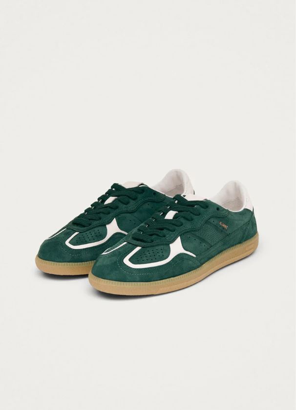 ALOHAS Tb.490 Rife Forest Green Leather Sneakers-Sneakers-West of Woodward Boutique-Vancouver-Canada