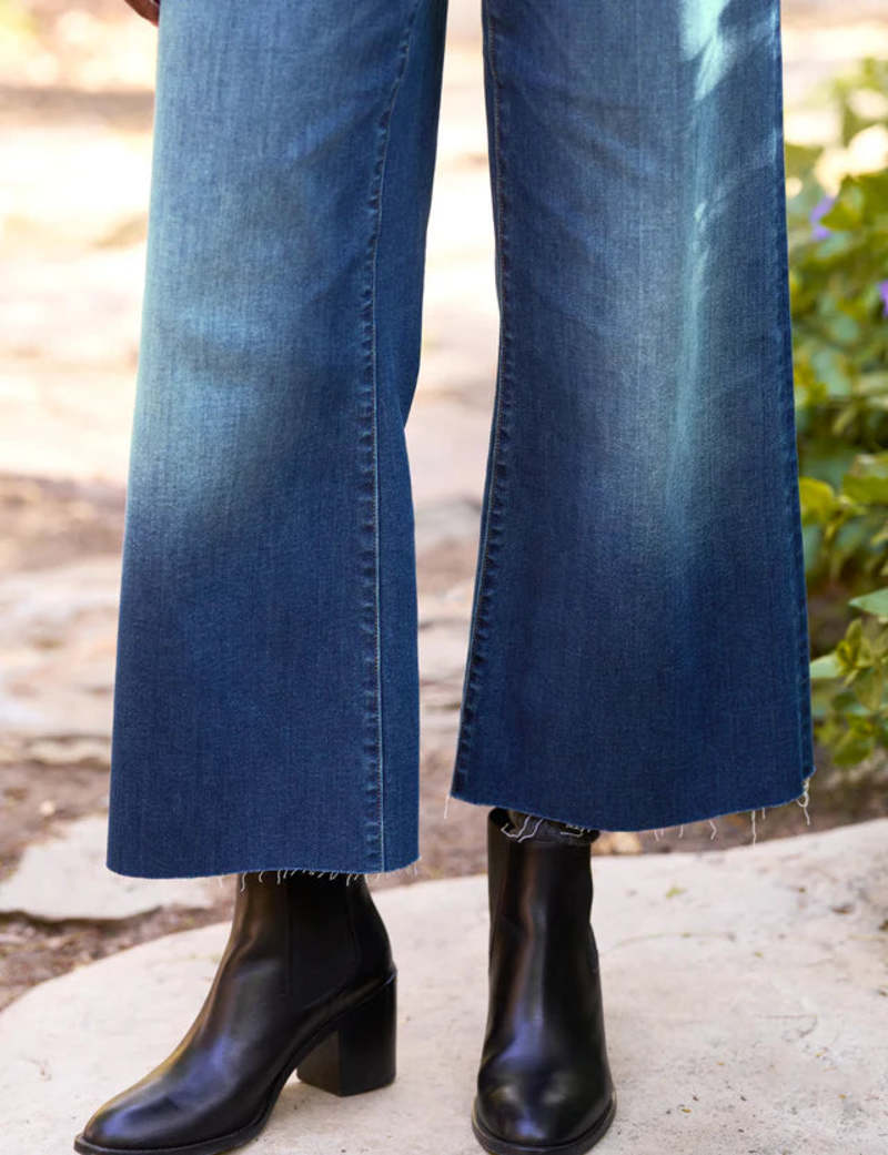 Frank &amp; Eileen Galway Wide Leg Jean 1999 Blue Wash-Denim-West of Woodward Boutique-Vancouver-Canada