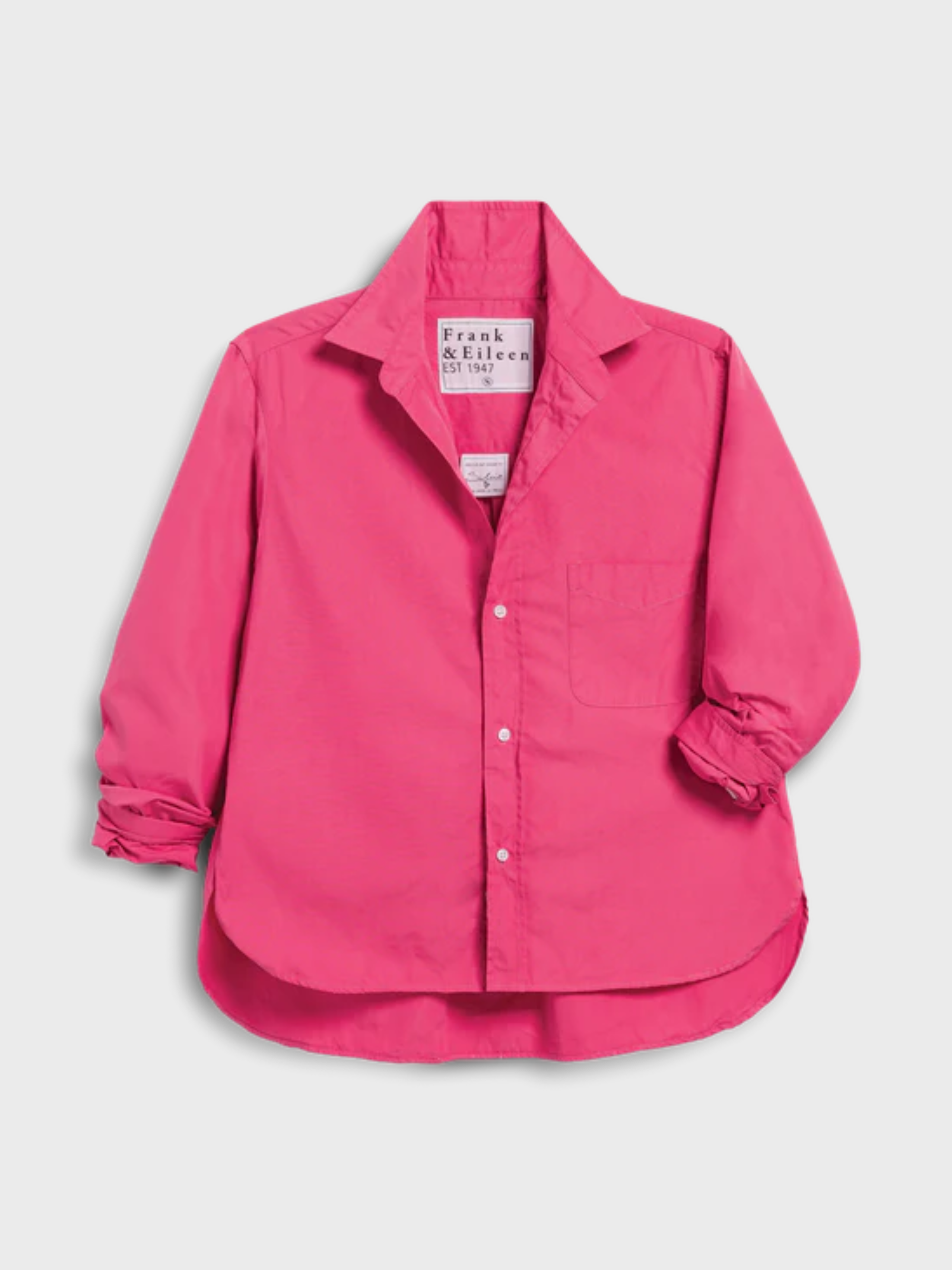 Frank & Eileen Silvio Button Up Shirt Magenta-Shirts-West of Woodward Boutique-Vancouver-Canada