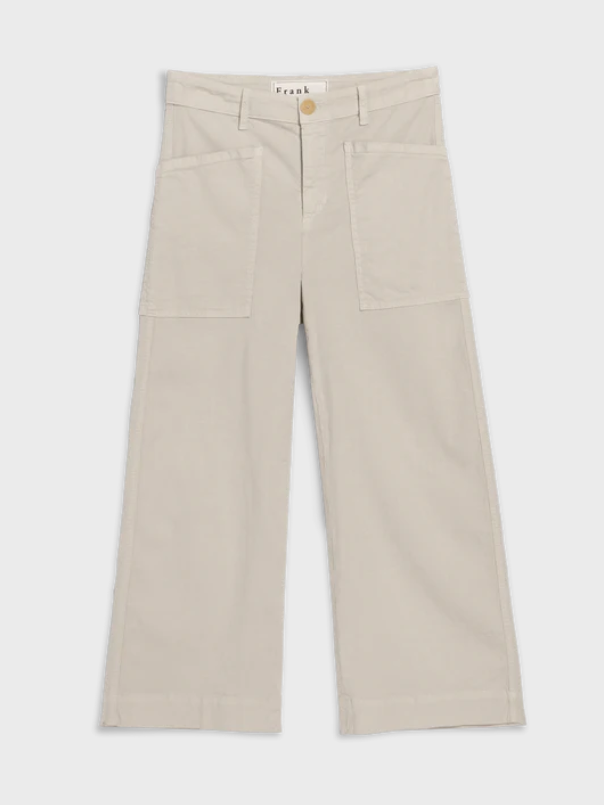 Frank &amp; Eileen Limerick Wrap Pocket Pant Cement-Pants-West of Woodward Boutique-Vancouver-Canada