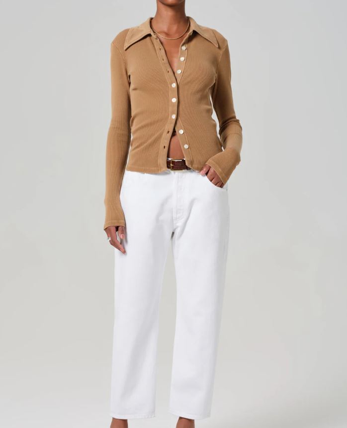 COH Gila Polo Button Up Top - Marcona-Shirts-West of Woodward Boutique-Vancouver-Canada
