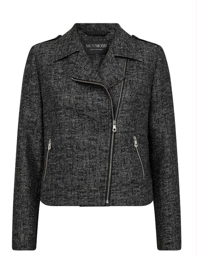 Mos Mosh Ginny Luca Jacket Black-Jackets-West of Woodward Boutique-Vancouver-Canada