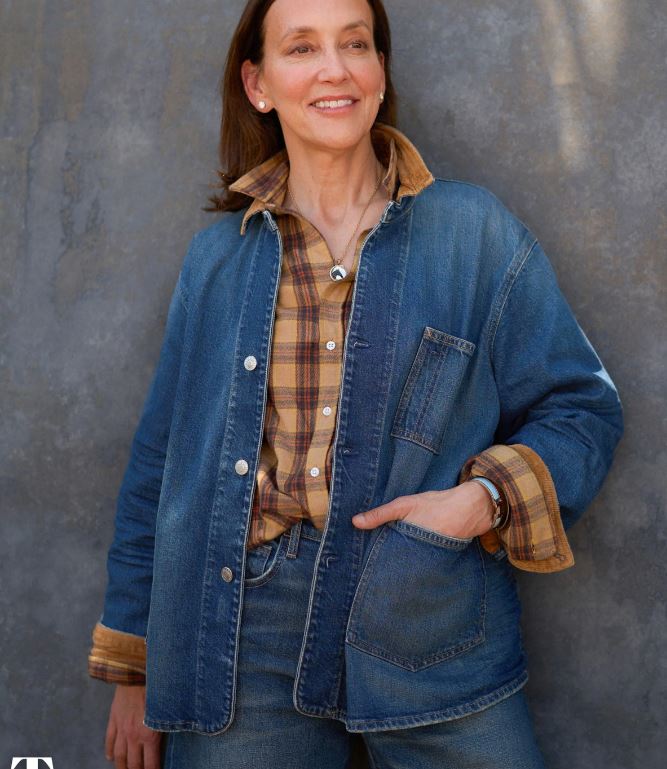 Frank & Eileen Button Up Shirt Eileen Gold Brown Black Plaid-Shirts-West of Woodward Boutique-Vancouver-Canada