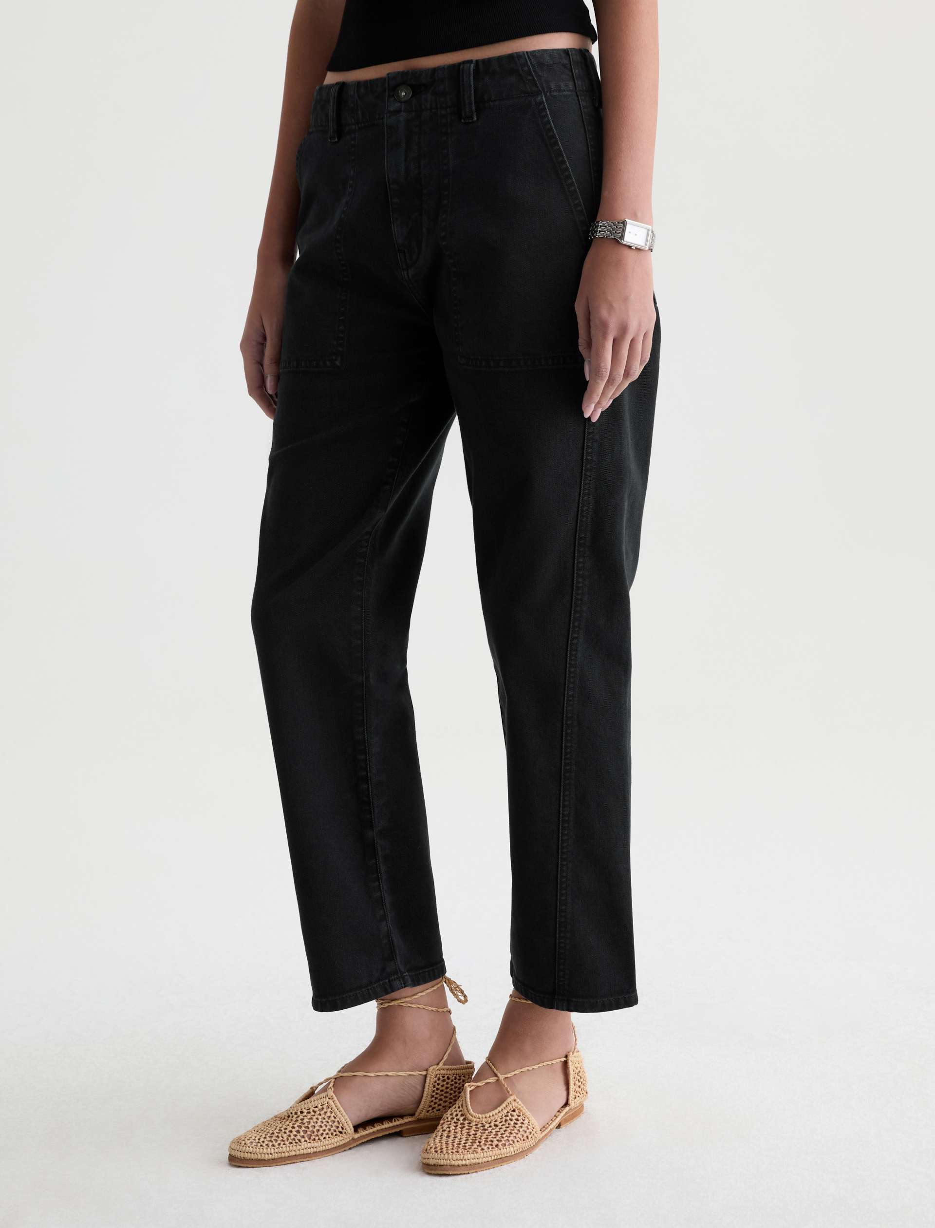 AG Analeigh Pant Sulfur Super Black