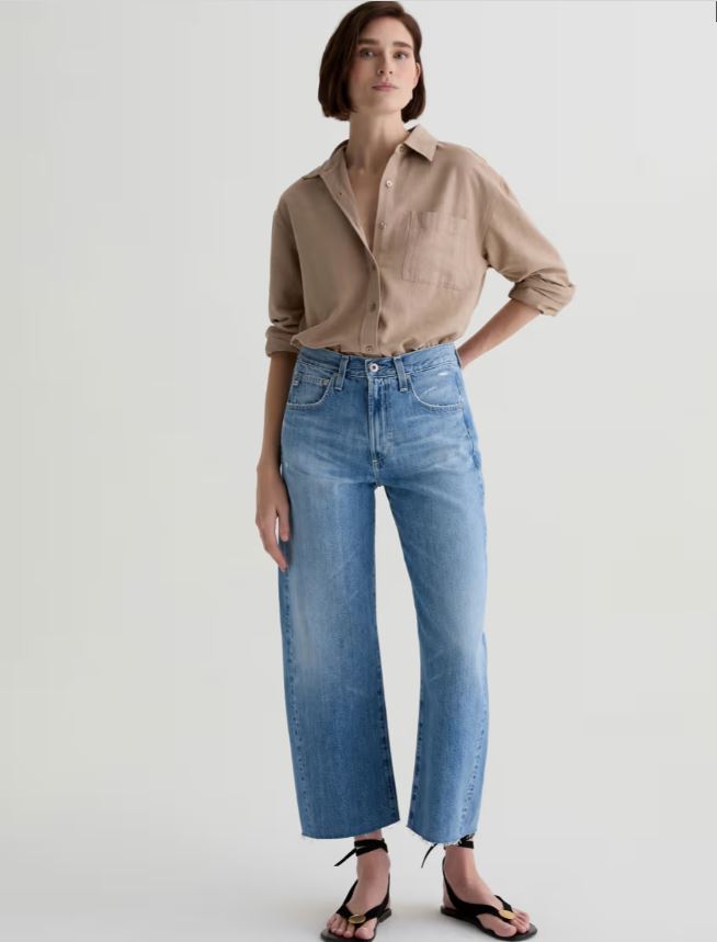 AG Hattie Crop Denim Jeans 17 Years Divergent-Denim-West of Woodward Boutique-Vancouver-Canada