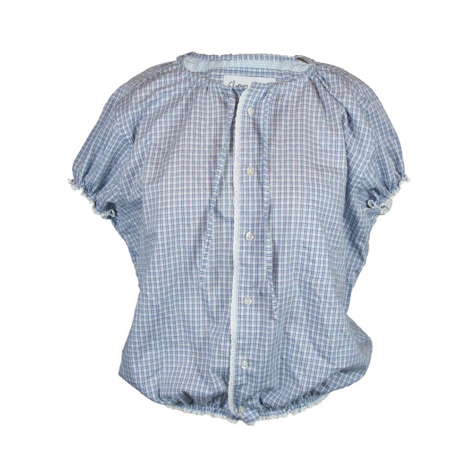Sloppy Seconds Henry Top Blue Variety-Shirts-West of Woodward Boutique-Vancouver-Canada