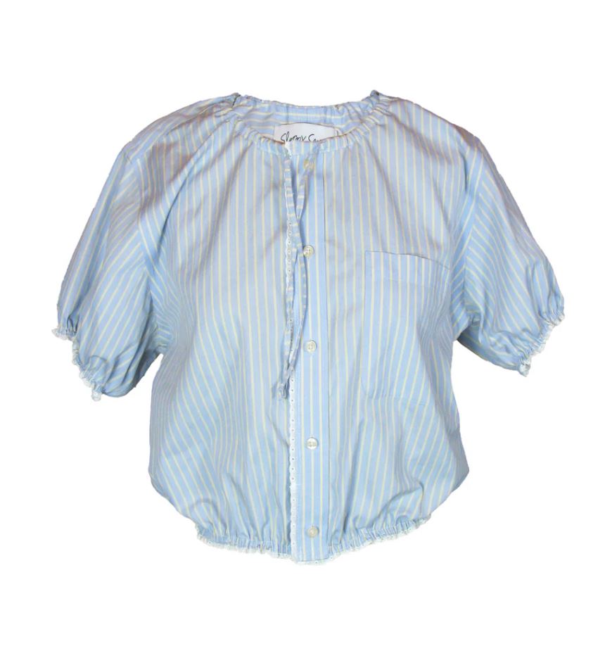 Sloppy Seconds Henry Top Seasonal Pastels-Shirts-West of Woodward Boutique-Vancouver-Canada