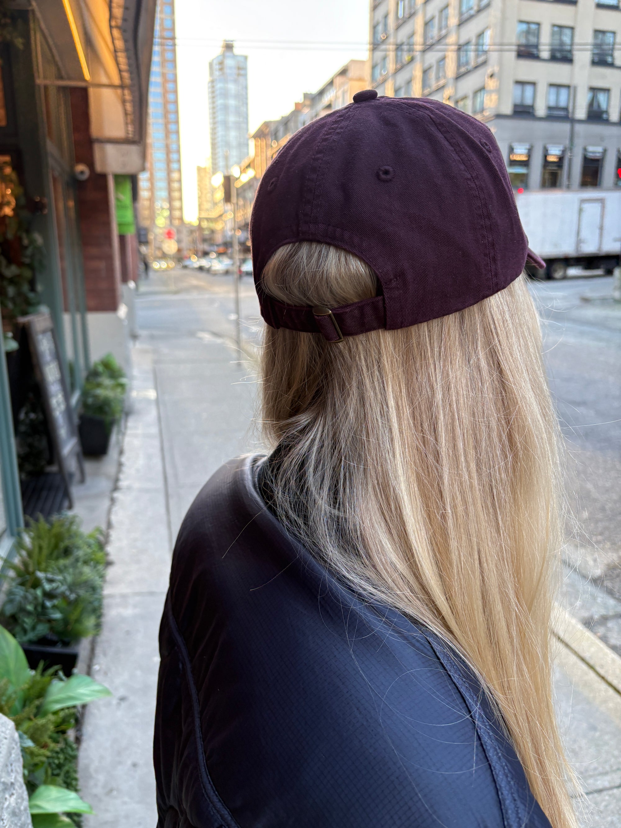 Woodward Organic Cotton Cap Oxblood Red-Accessories-West of Woodward Boutique-Vancouver-Canada