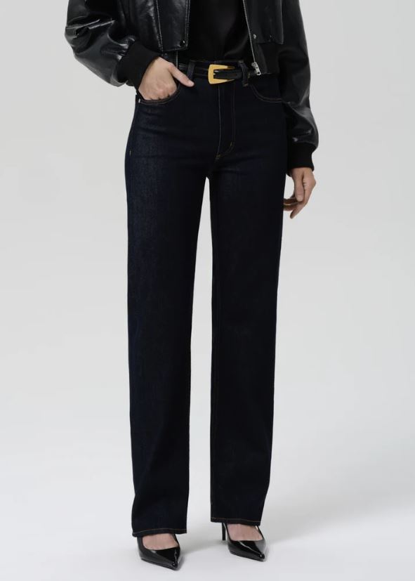 COH Palma Straight Long Denim Jeans Inky Rinse-Denim-West of Woodward Boutique-Vancouver-Canada