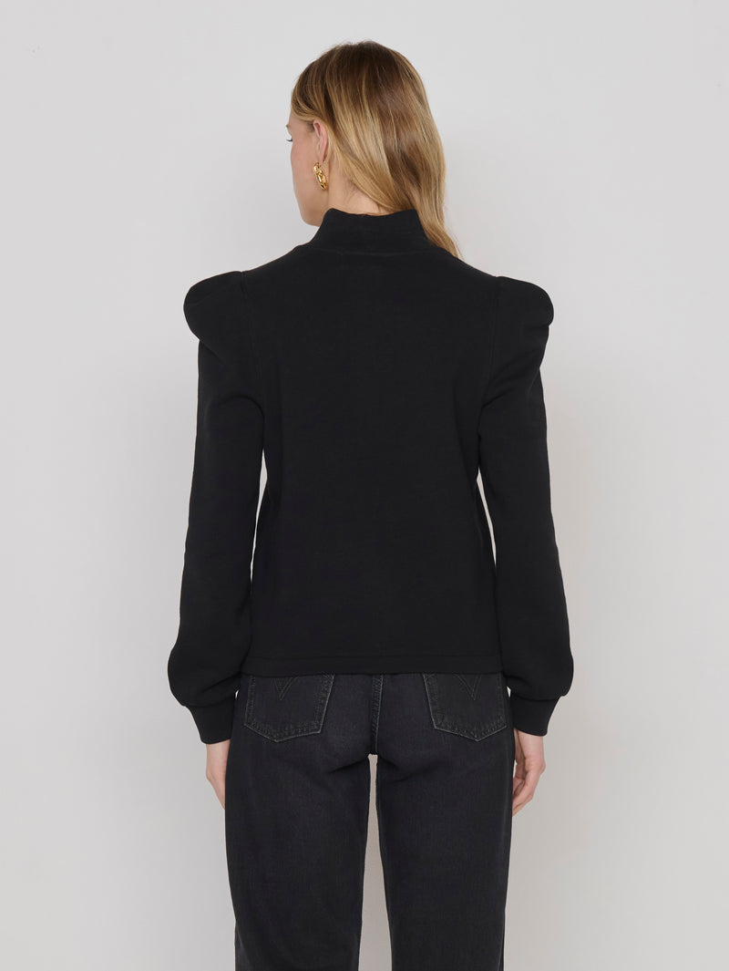Nation Jessie Sweatshirt Jet Black-Sweatshirts-West of Woodward Boutique-Vancouver-Canada