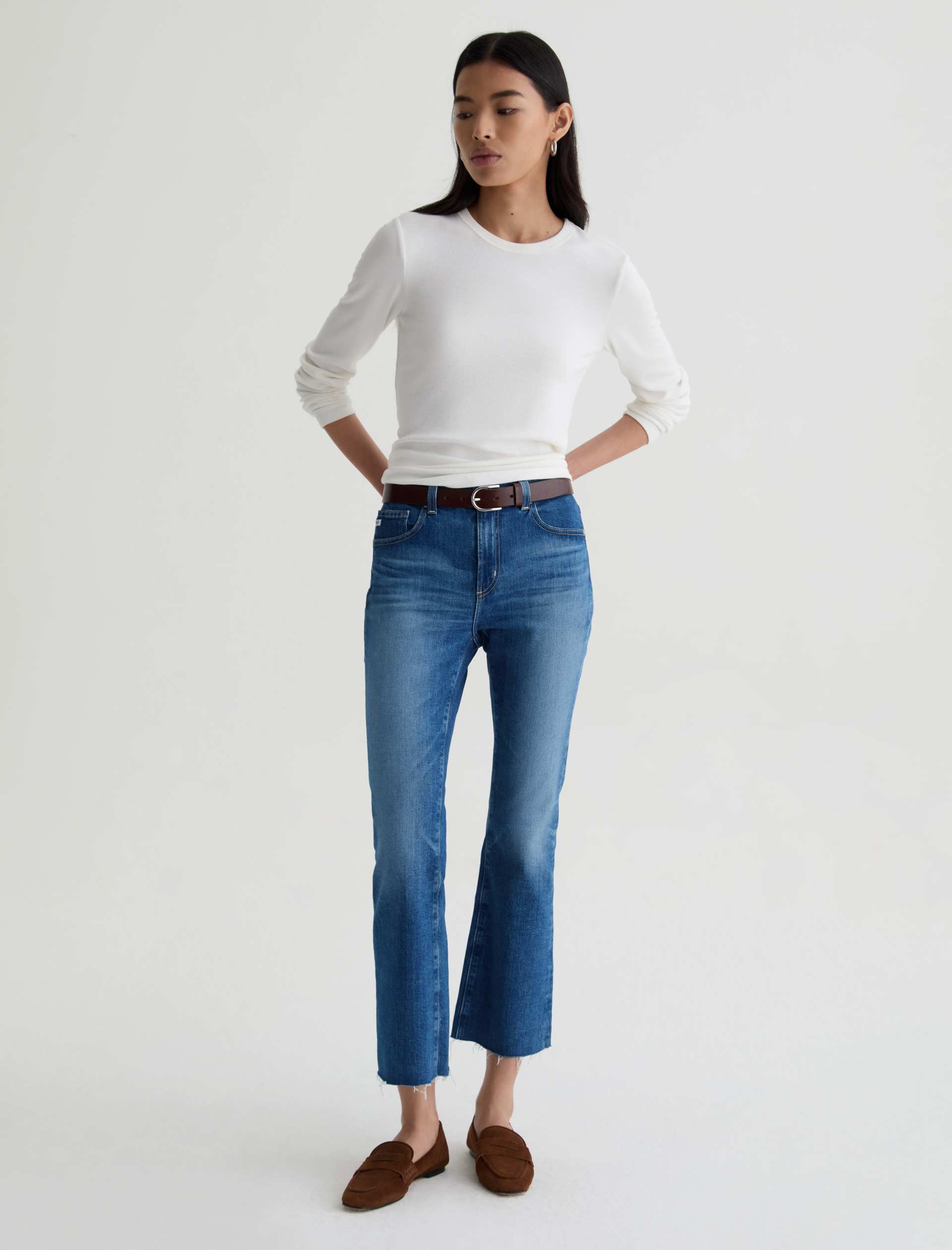 AG Farrah Boot Crop Denim Jeans Owens Valley-Denim-West of Woodward Boutique-Vancouver-Canada