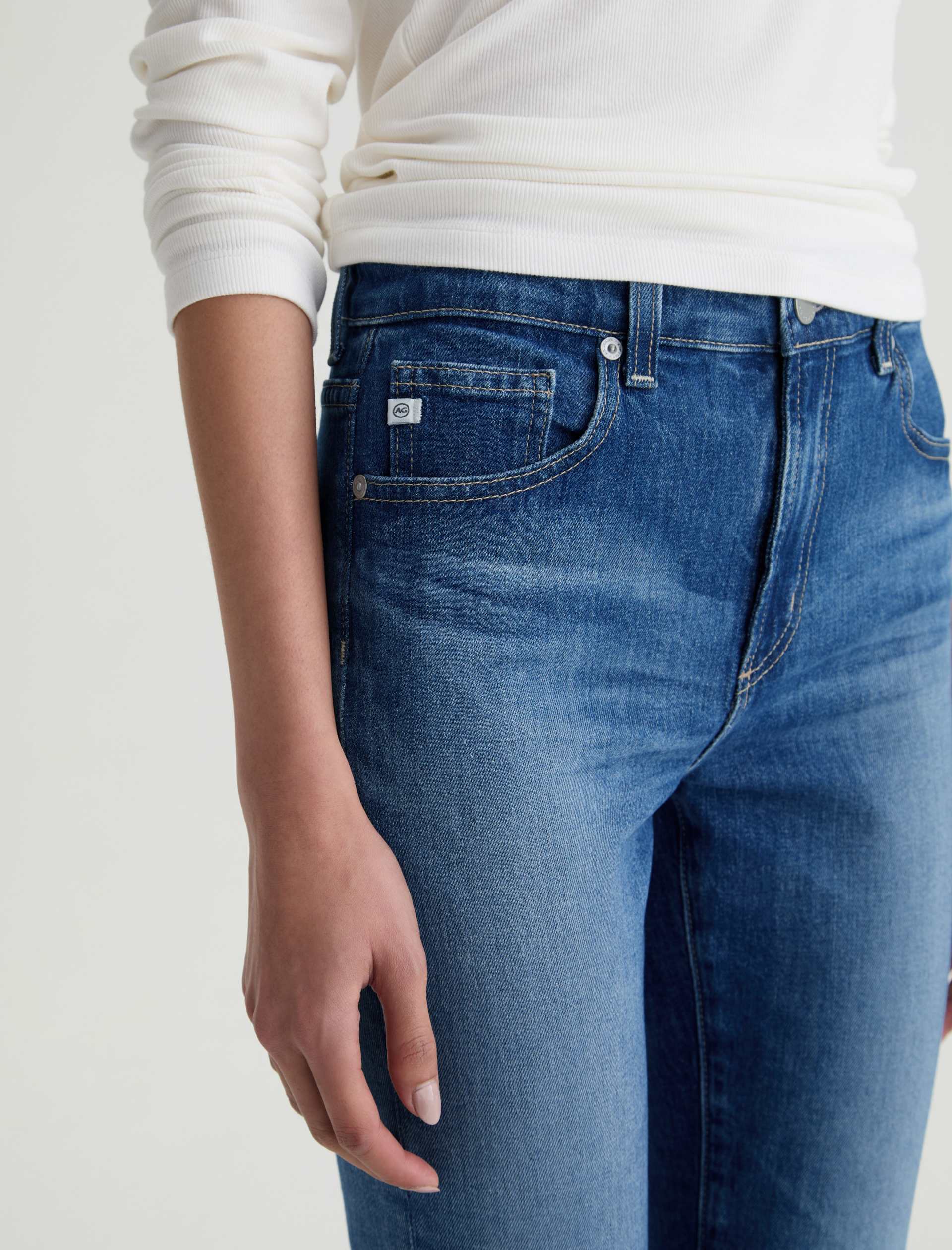 AG Farrah Boot Crop Denim Jeans Owens Valley-Denim-West of Woodward Boutique-Vancouver-Canada