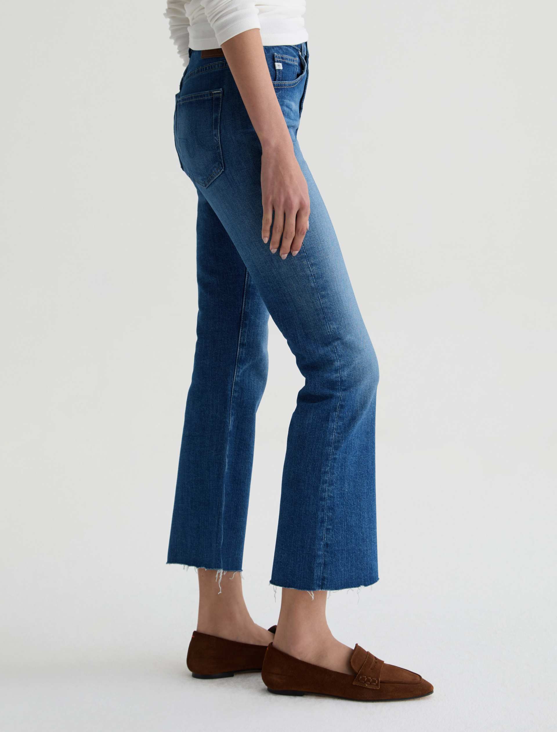 AG Farrah Boot Crop Denim Jeans Owens Valley-Denim-West of Woodward Boutique-Vancouver-Canada