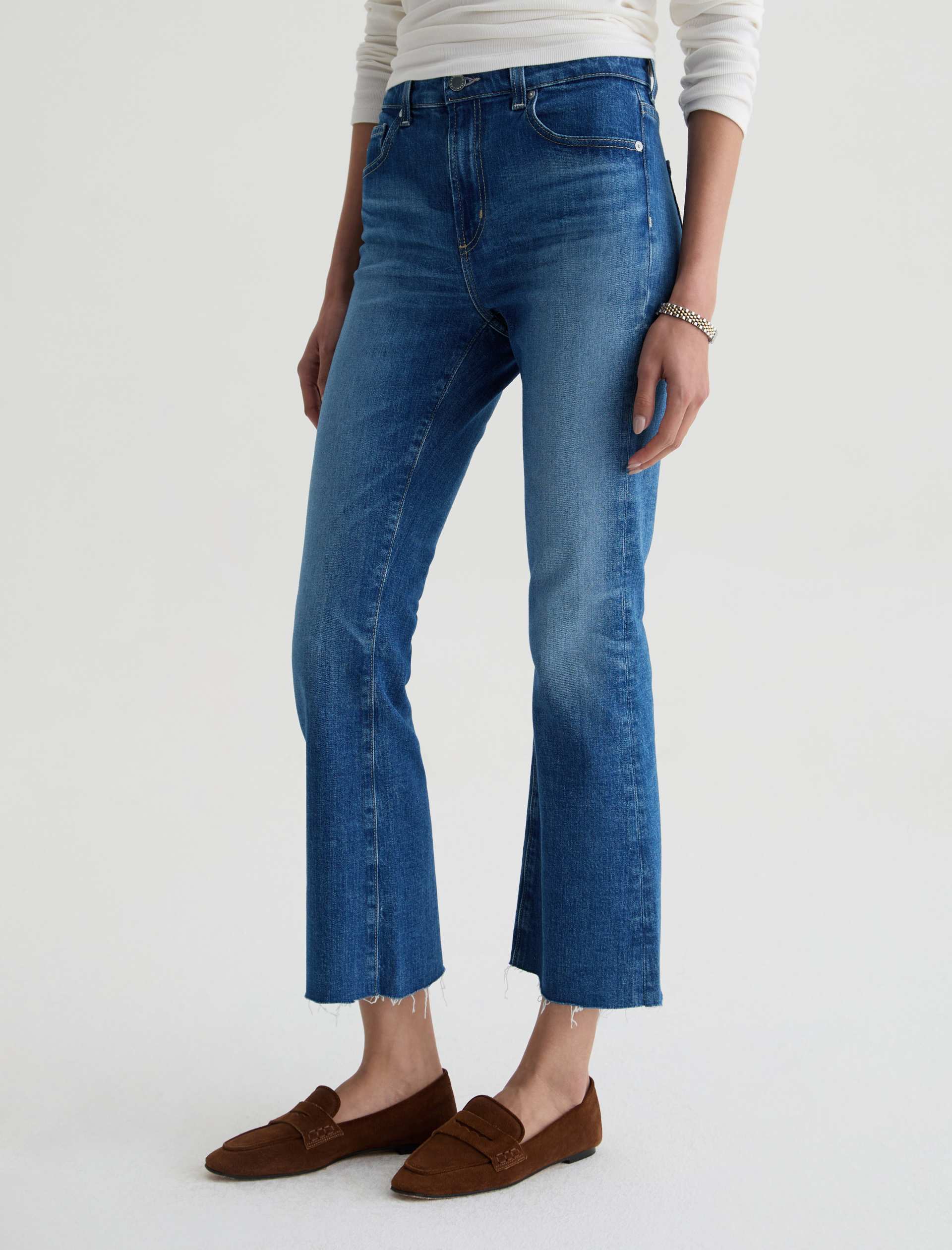 AG Farrah Boot Crop Denim Jeans Owens Valley-Denim-West of Woodward Boutique-Vancouver-Canada