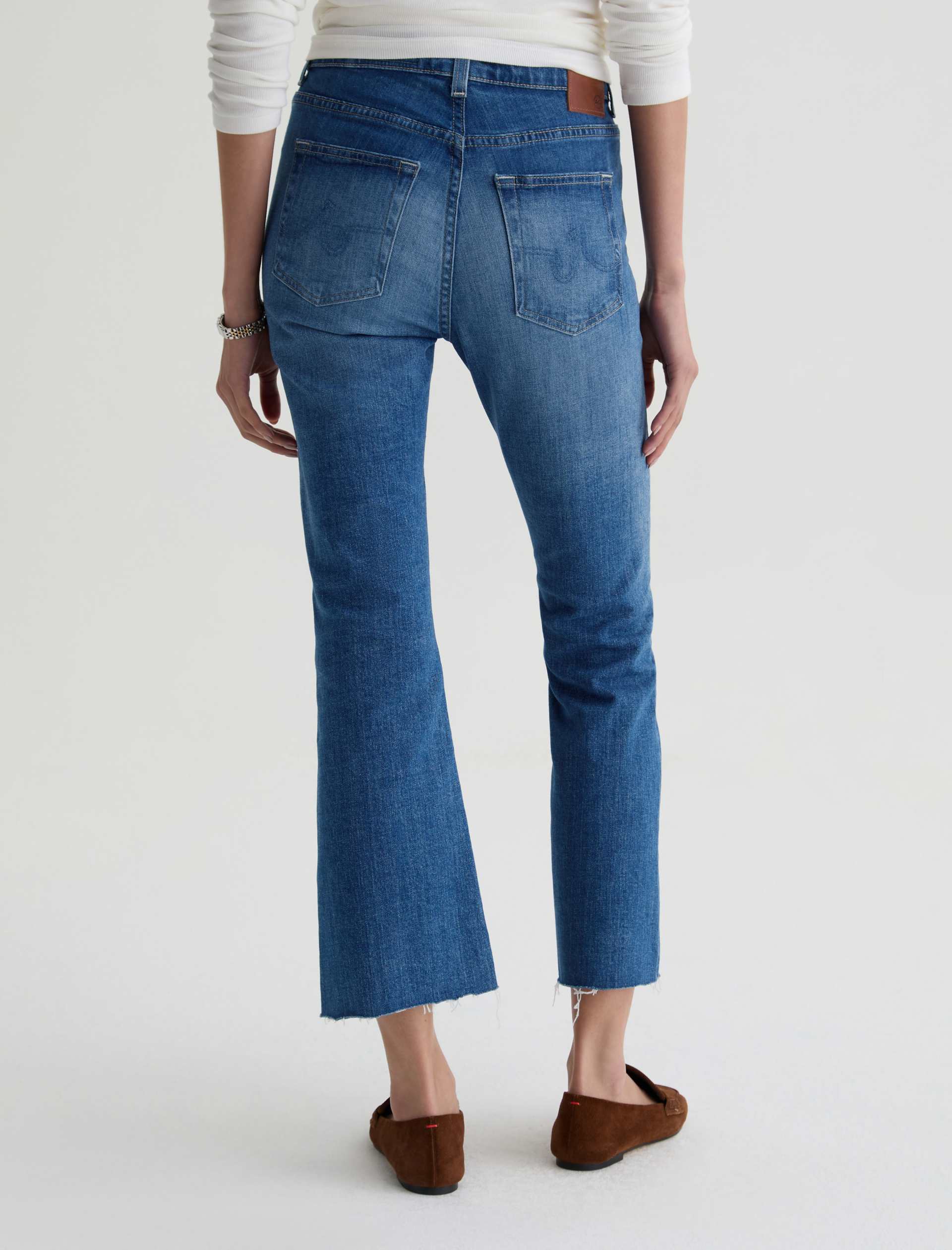 AG Farrah Boot Crop Denim Jeans Owens Valley-Denim-West of Woodward Boutique-Vancouver-Canada