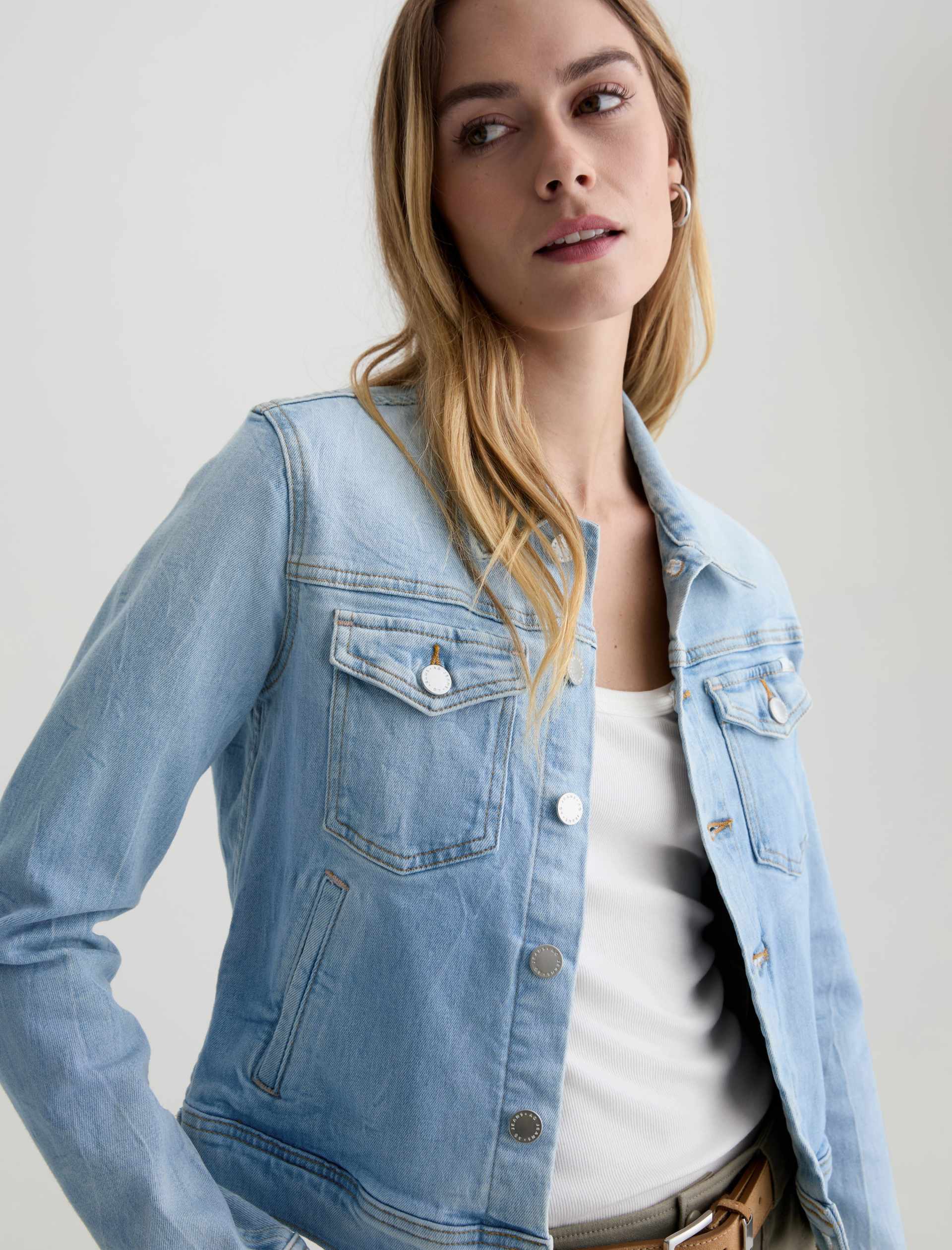 AG Robyn Denim Jacket Kings River-Jackets-West of Woodward Boutique-Vancouver-Canada