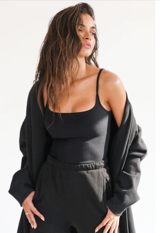 Joah Brown Smoothing Cami- Sueded Onyx-T-Shirts-West of Woodward Boutique-Vancouver-Canada