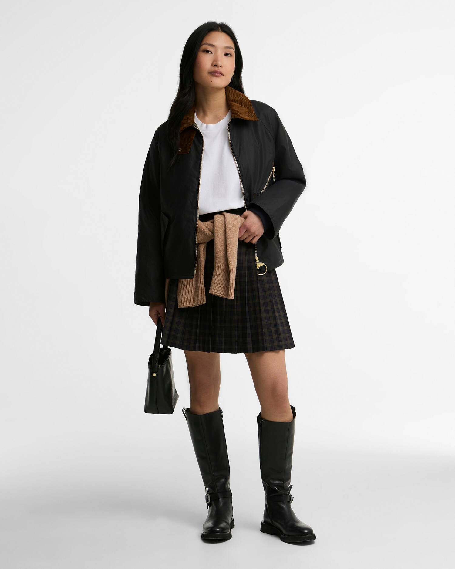 Barbour Arlene Wax Jacket Navy Ancient-Coats-West of Woodward Boutique-Vancouver-Canada