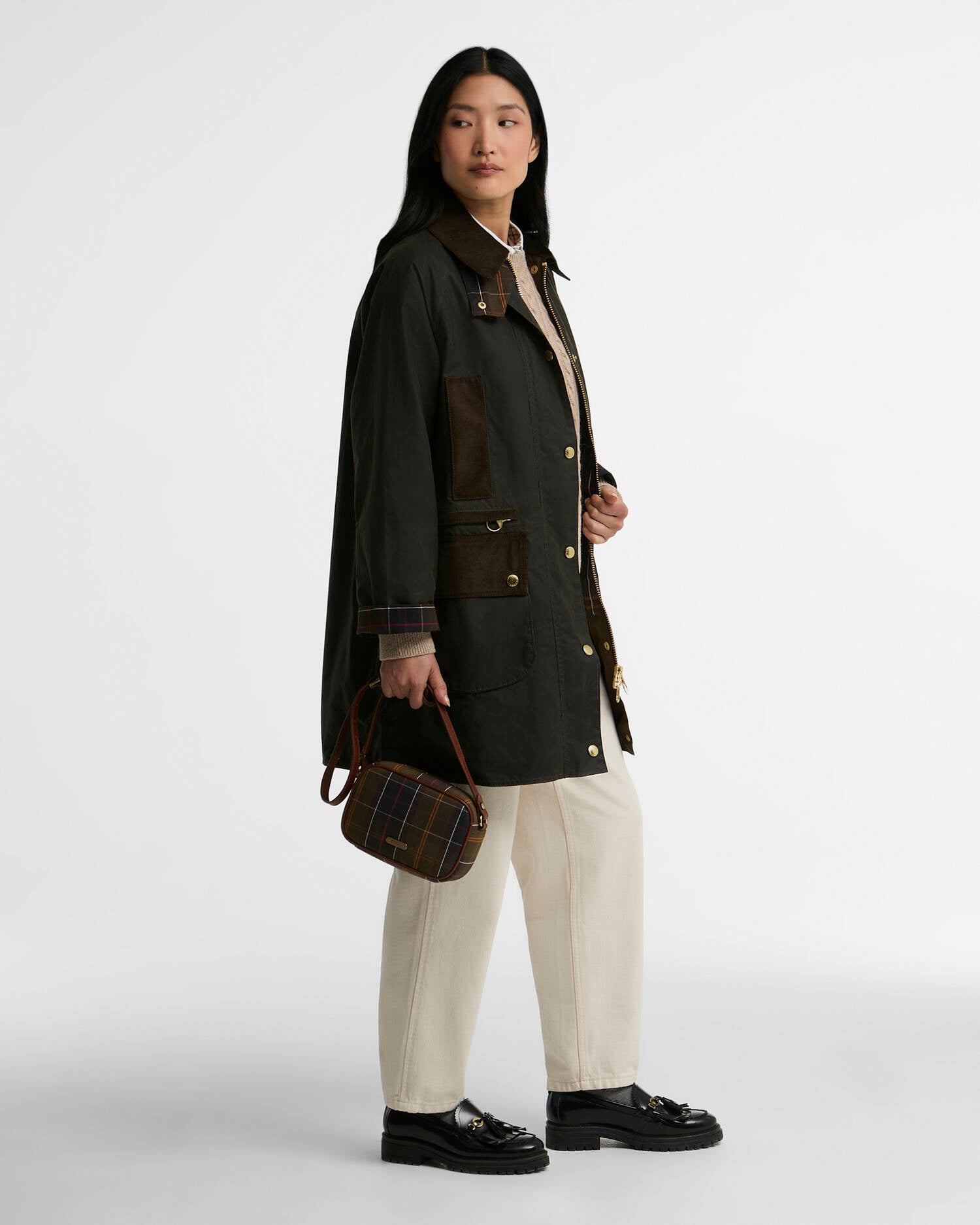Barbour Icons Modern Beaufort Wax Jacket Olive Classic-Coats-West of Woodward Boutique-Vancouver-Canada